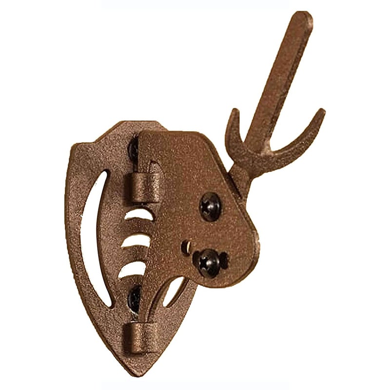 Skull Hooker Mini Hooker Skull Hanger - Perfect Kit for Hanging and Mounting Taxidermy Bear, Small Deer, Pronghorn, and Other Smaller Skulls for Display, Robust Brown - Image 1